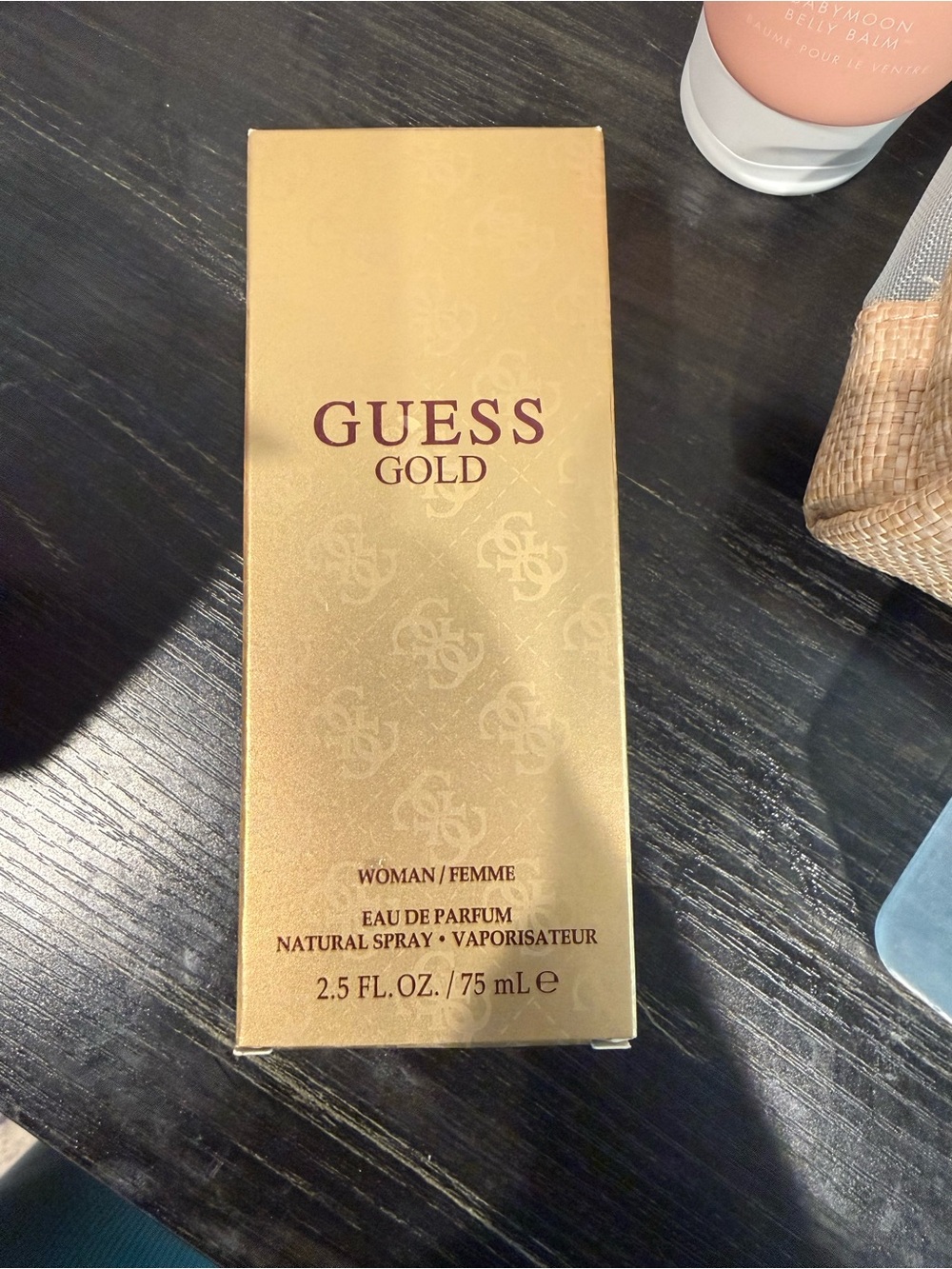Guess Gold Metallic Gold Fragrance Box